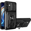 CCSmall for Samsung Galaxy A16 5G Case with Card Holder Slide Camera Cover MilitaryGrade Drop Protection with Ring Kicks