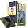 THBONRA for Samsung Galaxy S24 FE Case MagneticCompatible with MagSafe Support Wireless ChargerBuiltin Camera Cover Stan