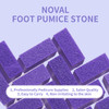 NOVAL Pumice Stone for Feet Scrubber Dead Skin Disposable Foot Pumice Foot Callus Remover Pedicure Tools Purple Pumice Sponge Nail Salon Home Use,40