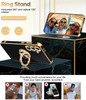 LeYi for Samsung Galaxy S24FE Case with 2 Pack Tempered Glass Screen Protector and 360 Rotatable Ring Holder Magnetic Ki