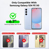 Xlevel for Samsung Galaxy S24 FE Case Slim Fit UltraThin Super Soft TPU Guardian Series S24 FE Phone Back Cover Light Pr