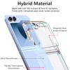 QiiStar Case for Samsung Galaxy Z Flip 6Galaxy Z Flip6 Phone Case with Screen Protector Ultra Slim Shockproof TPU Bumper