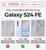 Dexnor for Samsung Galaxy S24 FE Case with Builtin Slide Camera Cover Screen Protector KickstandHeavyDuty Shockproof Rug