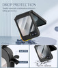 Caka for Samsung Galaxy Z Flip 6 Z Flip 5 Case Wireless Charging CompatibleHinge Protection Screen Protector Women Men S