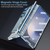 YQODSZ for Samsung Galaxy Z Fold 6 Case with S Pen Holder Slim Stylus Two Hinge Cover AllInclusive Crystal Clear Case wi