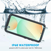 Lanhiem for Samsung Galaxy S24 FE Case IP68 Waterproof Dustproof with Builtin Screen Protector Heavy Duty Full Body Prot