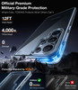 TORRAS Shockproof for Samsung Galaxy S25 Ultra Case NonYellowing 12FT MilitaryGrade Protection Transparent Slim Case for