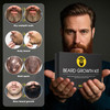 Beard Growth Kit - Beard Kit for Men with Beard Growth Oil (2oz), Beard Balm, Beard Comb, Massager for Spot/Patchy Beard - Christmas, Anniversary, Bi