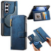 CCSmall for Samsung Galaxy Z Fold 6 5G Detachable Magnetic Wallet Phone Case RFID Blocking Material Retro Folio Flip Lea