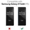 oakxco for Samsung Galaxy Z Fold 4 Phone Case Liquid Silicone Cute Thin Slim Soft Rubber TPU Plain Smooth Gel Cover for