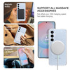 VENINGO Samsung Galaxy S24 FE Case S24 FE Case MagSafe Car Mount Supported Magnetic Sparkle Glitter Blingbling Transpare