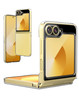 Foluu Case for Samsung Galaxy Z Flip 6 Galaxy Z Flip 6 Phone Case Clear Slim Fit Hard PC Back Bumper Protective Shockpro