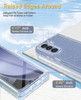 Btscase for Samsung Galaxy Z Fold 5 CaseBuilt in Front Screen ProtectorGold Glitter Marble Pattern Hard PC Slim Shockpro