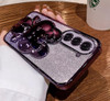 for Samsung Galaxy A16 5G Case for Women GirlsCute Hidden Rabbit Mirror Kickstand DesignGalaxy A16 Case Plating Clear TP