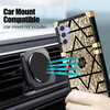 CCSmall for Samsung Galaxy S24 FE Case Cute for Women Girly Elegant Metal Decoration Corner Soft TPU Bumper Case with Ri