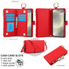 Asuwish Phone Case for Samsung Galaxy S24 FE 5G Zipper Wallet with Tempered Glass Screen Protector Crossbody Strap Card
