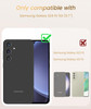 Dretal for Samsung Galaxy S24 FE 5G Case with Screen Protector Women Girl Cute Girly LoveHeart Luxury Gold Soft Camera P