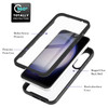 Eilkmcre for Samsung Galaxy S24 FE Case Samsung S24 FE 5G Phone Case with Builtin Screen Protector Clear Slim Back Cover