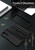 Suttkue Case Compatible with Samsung Galaxy Z Fold 6Detachable Module DesignS Peen Pen Slot Function AvailableS Peen Inv