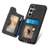 for Samsung Galaxy S24 FE Case with Card Holder for Woman ManPU Leather Flip Folio Wallet CaseRFID Blocking Ring Holder