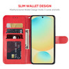 Bohefo Case for Galaxy S24 FE Case Samsung S24 FE SMS721U Wallet Case with Tempered Glass Screen Protector Mandala Leath