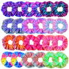 24Pcs Hair Scrunchies for Girls Shiny Metallic Scrunchies Cute Elastic Hair Bands Scrunchy Hair Ties Ponytail Holder for Girls Women Hair Accessories