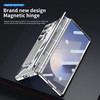 YQODSZ for Samsung Galaxy Z Fold 6 Case with Hinge Protection AllInclusive Crystal Clear Case with Kickstand Screen Prot