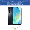 Ailiber for Samsung Galaxy A16 5G Case with Kickstand A16 Case with Screen Protector for Magnetic Car Mount Heavy Duty R