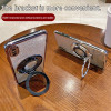 LEMAXELERS for Galaxy S24 FE Case Sparkly Bling Women Girls Slim Soft TPU Shockproof Phone Case with Stand Function Prot