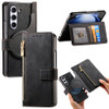 Fofvccv Magnetic 2 in 1 Detachable Wallet Case for Samsung Galaxy Z Fold 6 with Card Holder PU Leather Zipper Purse with