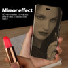 Z Fold 4 5G Case Compatible with Samsung Galaxy Z Fold4 5G Cell Phone Case with Kickstand PU Leather Clear View Mirror F
