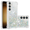 COTDINFOR Case for Samsung Galaxy S24 FE Case Glitter Bling Liquid Cute Clear Phone CaseFloating Quicksand Shockproof Pr