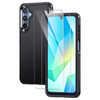 Lanhiem for Samsung Galaxy A16 5G Phone Case with 2 Tempered Glass Screen Protector Shock Absorption AntiScratch Shockpr