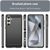 Sidande Case for Galaxy S24 FE Case Samsung S24 FE SMS721U Case Ultra Slim Phone Cover with ShockAbsorption Carbon Fiber
