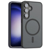 Hualele Magnetic Designed for Samsung Galaxy S24 FE Case Compatible with MagSafe Military Grade Dropproof Translucent Ma