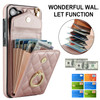 QLTYPRI Crossbody Wallet Case for Samsung Galaxy S24 FE PU Leather Phone Case with RFID Blocking Card Slots Holder Ring