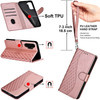 SASYMALY for Samsung Galaxy A16 5G Wallet case Flip Folio Cover with Stand Feature for Women Men PU Leather Phone Case F
