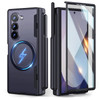 Lanhiem Magnetic for Samsung Galaxy Z Fold 6 Case with S Pen Holder Compatible with Magsafe Full Body MilGrade Shockproo