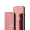 COTDINFOR Case for Samsung Galaxy A16 5G Case Mirror Clear View Luxury Design Bookstyle Leather Flip Case with Kickstand