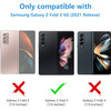 FQTBCEARI for Samsung Galaxy Z Fold 3 Case Slim Fit Hard PC Shookproof AntiScratch Stylish Protective Case for Samsung G