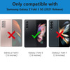ZXHSBROK for Samsung Galaxy Z Fold 3 Phone Case Slim Fit Hard PC Shockproof AntiScratch Fold Protective Case for Samsung