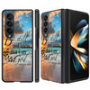 FQTBCEARI for Samsung Galaxy Z Fold 4 Case Slim Fit Hard PC Shookproof AntiScratch Stylish Protective Case for Samsung G