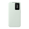 Samsung Galaxy S24 FE Wallet Phone Case Protective Cover with Smart Small Screen View Finger Tap Control Slim Design Car
