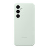 Samsung Galaxy S24 FE Wallet Phone Case Protective Cover with Smart Small Screen View Finger Tap Control Slim Design Car