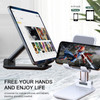 Meetuo 2 Pcs Cell Phone Stand Adjustable Angle Height Phone Stand for Desk Fully FoldablePortable Phone Holder Compatibl