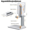 Meetuo 2 Pcs Cell Phone Stand Adjustable Angle Height Phone Stand for Desk Fully FoldablePortable Phone Holder Compatibl