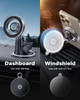 OQTIQ for Magsafe Suction Cup Phone Mount DashboardWindshield Phone Mount for Car with 360 Degree Rotation and Strong Ma