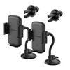 Scosche SUHVWDL2XCES0 Universal Phone Mount Rotatable HandsFree Car Air VentDashboardWindshield Suction Cup Phone Holder
