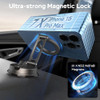 CreaDream Magnetic Phone Holder for Car Vacuum Suction Cup Magsafe Car Mount for Dashboard Windshield Vent Car Phone Mou