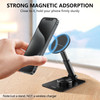 GlaRid Magnetic Phone Stand Compatible with MagSafe for iphone16 Phone Stand for Desk with 360Rotation Base Adjustable H